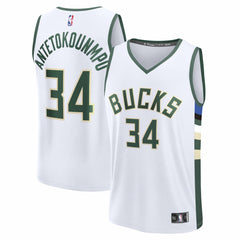 Giannis Antetokounmpo Milwaukee Bucks Fast Break Replica Player Jersey On Sale