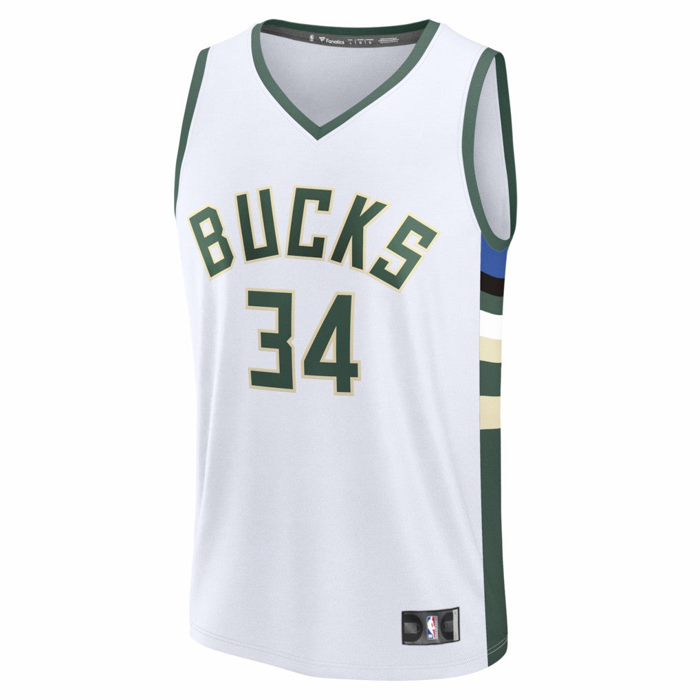 Giannis Antetokounmpo Milwaukee Bucks Fast Break Replica Player Jersey On Sale