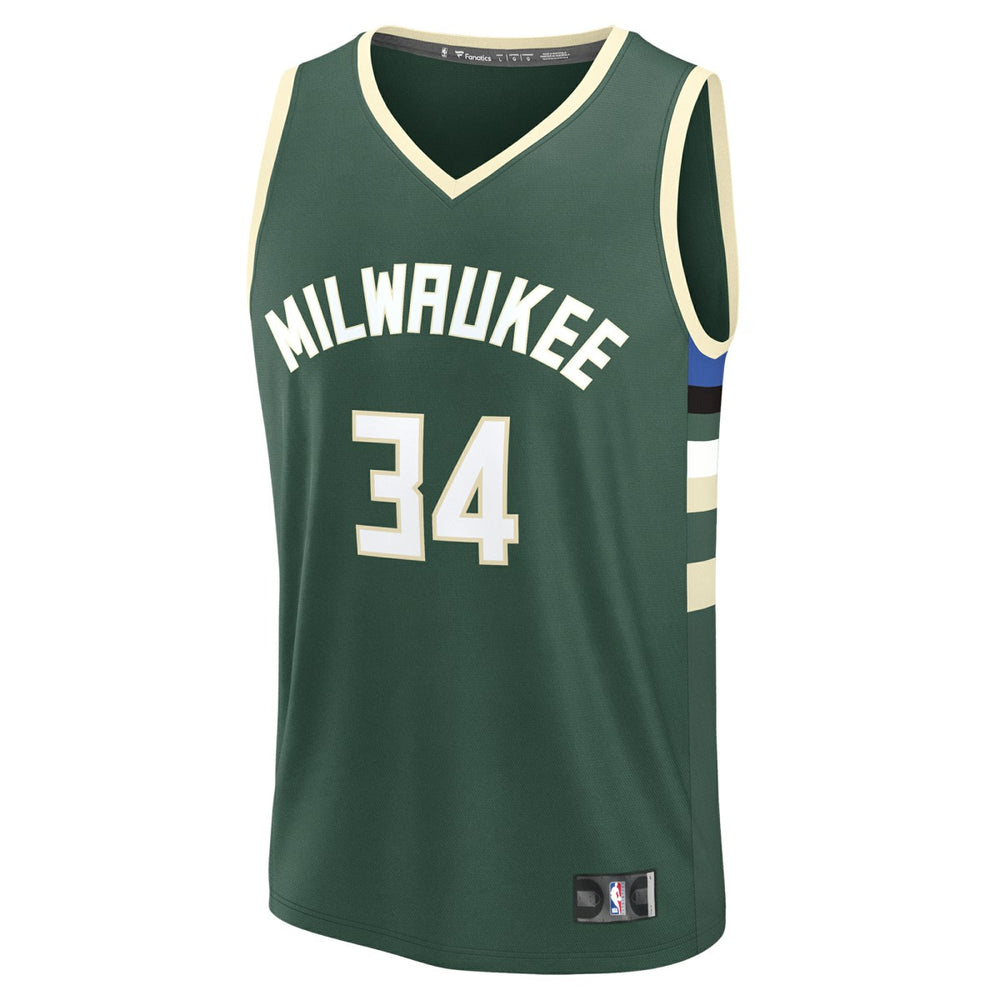 Giannis Antetokounmpo Milwaukee Bucks Fast Break Replica Player Jersey On Sale