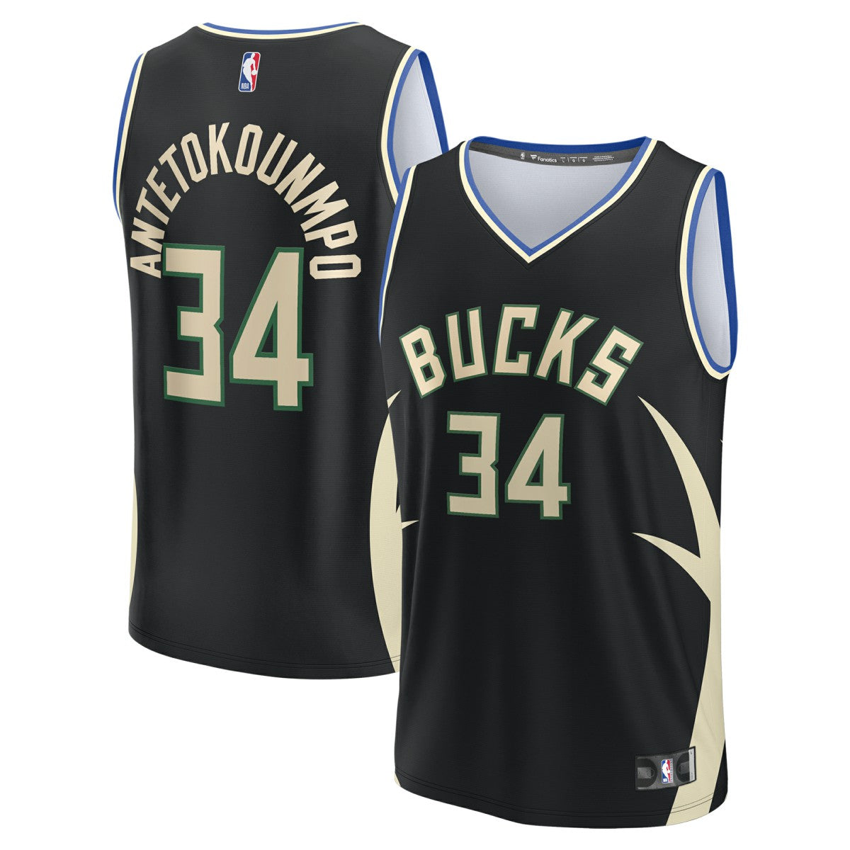 Giannis Antetokounmpo Milwaukee Bucks Fast Break Replica Player Jersey Discount