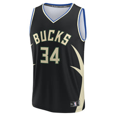 Giannis Antetokounmpo Milwaukee Bucks Fast Break Replica Player Jersey Discount