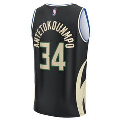 Giannis Antetokounmpo Milwaukee Bucks Fast Break Replica Player Jersey Discount