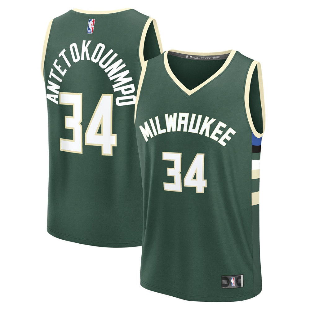 Giannis Antetokounmpo Milwaukee Bucks Youth Fast Break Replica Player Jersey On Sale