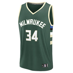 Giannis Antetokounmpo Milwaukee Bucks Youth Fast Break Replica Player Jersey On Sale