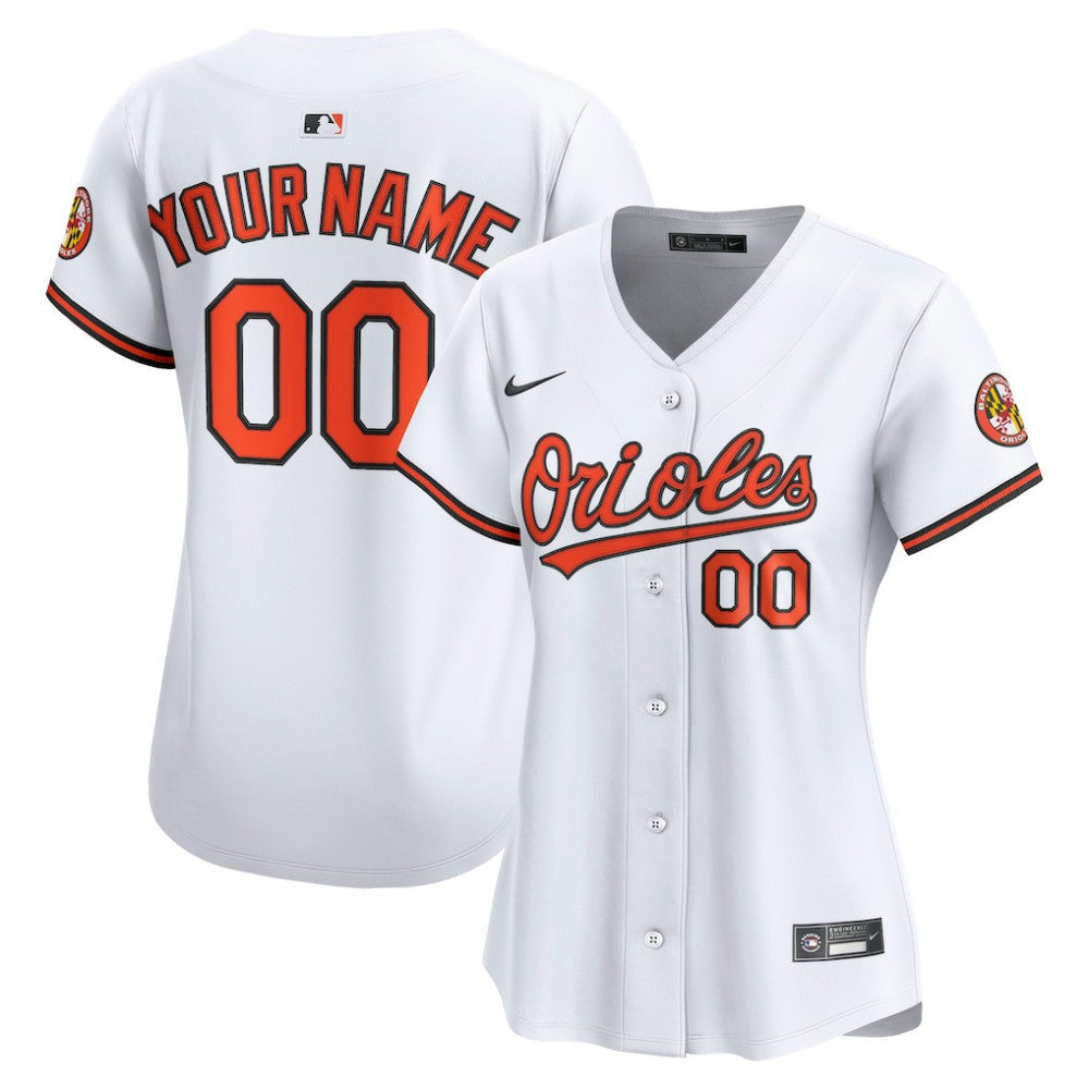 Baltimore Orioles Nike Women's Home Limited Custom Jersey | MLB Online