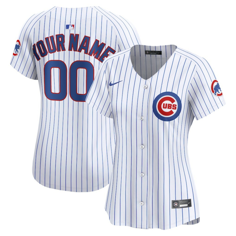 Chicago Cubs Nike Women's Home Limited Custom Jersey | MLB Discount