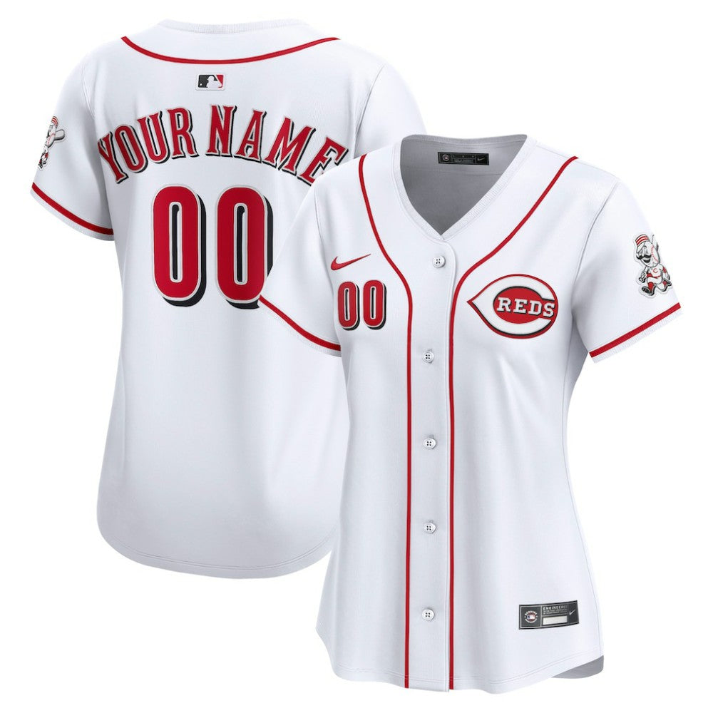 Cincinnati Reds Nike Women's Home Limited Custom Jersey | MLB US