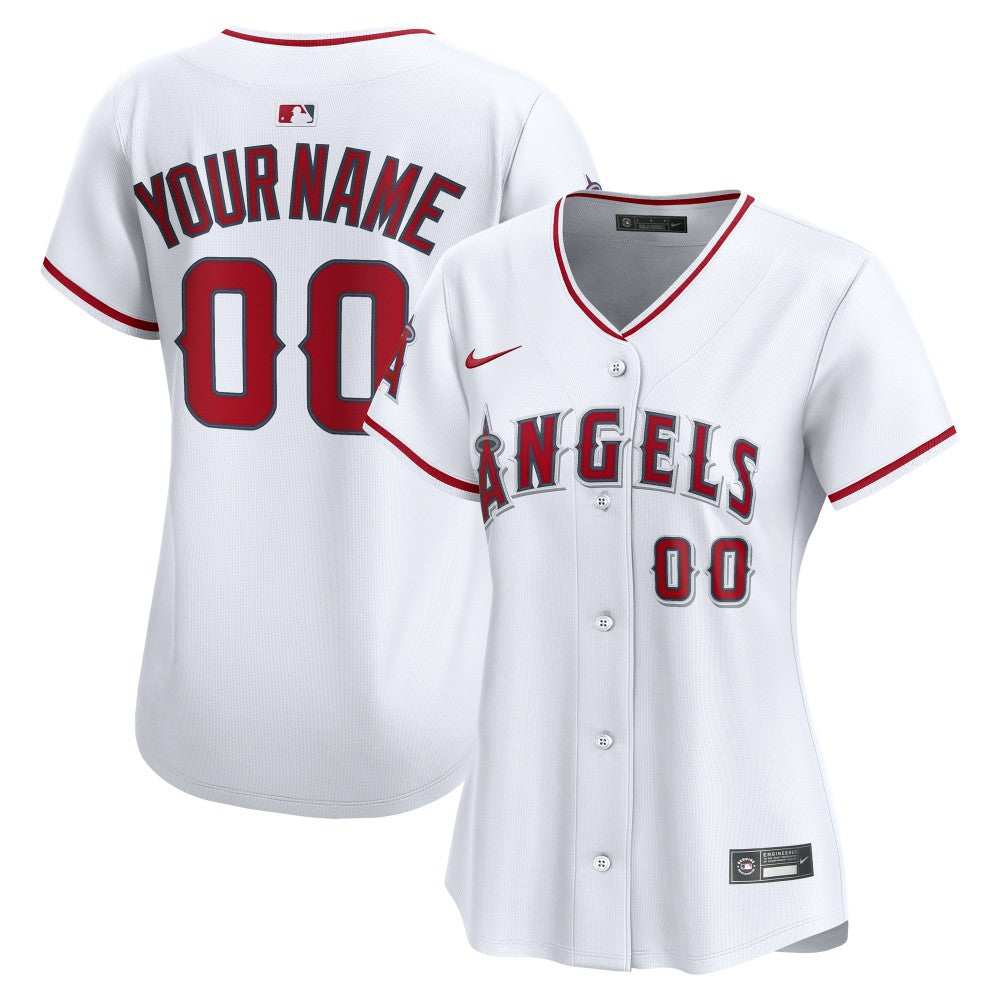 Los Angeles Angels Nike Women's Home Limited Custom Jersey | MLB Online