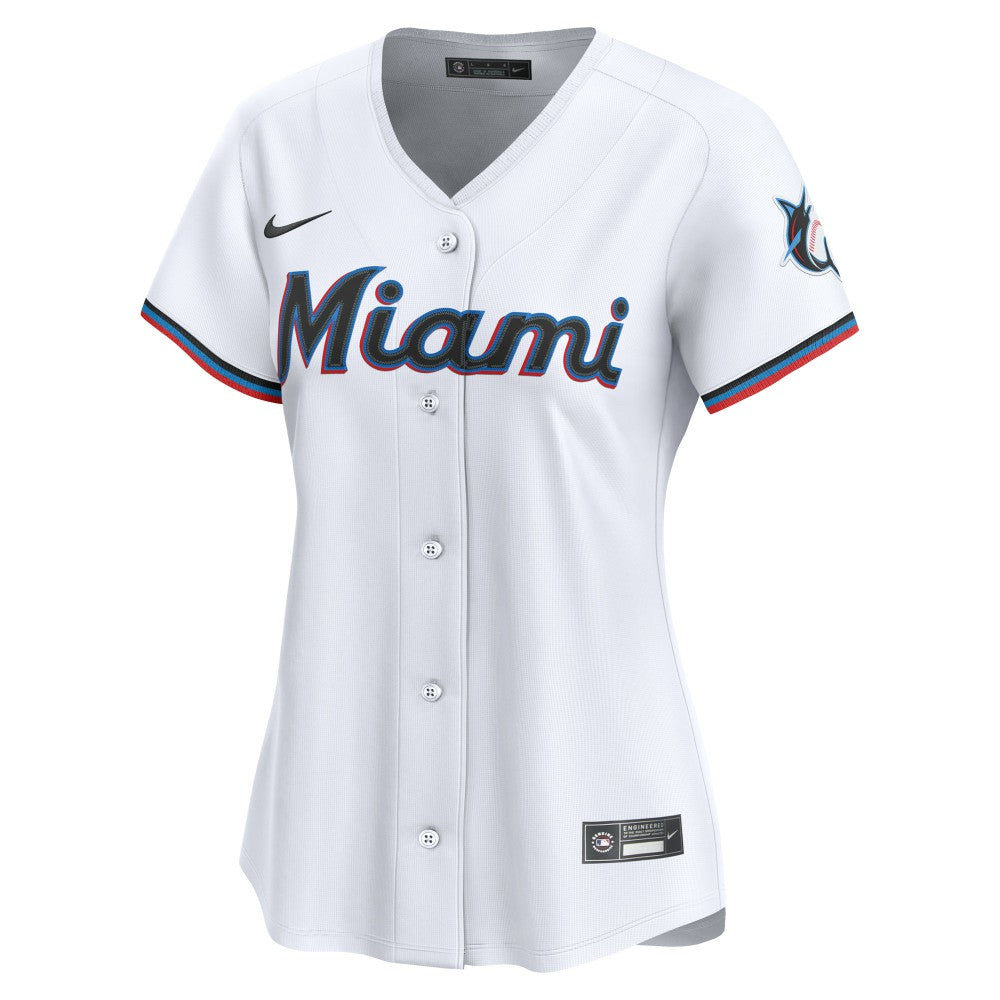 Miami Marlins Nike Women's Home Limited Custom Jersey | MLB Online