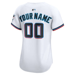 Miami Marlins Nike Women's Home Limited Custom Jersey | MLB Online