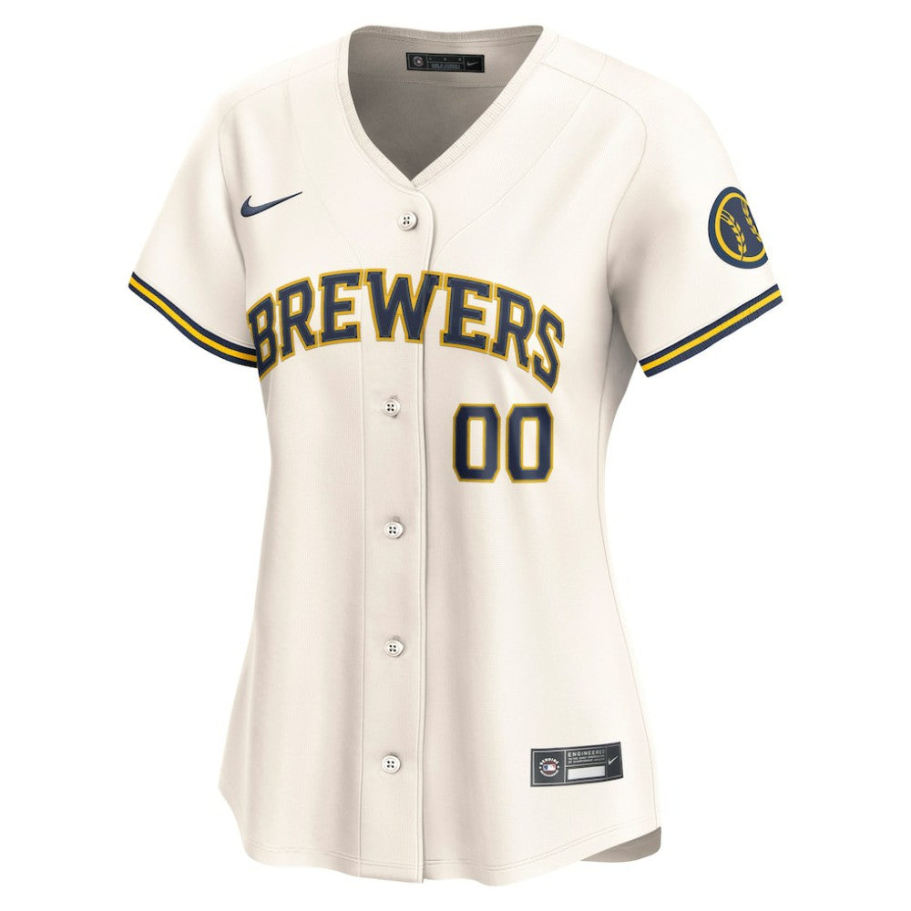 Milwaukee Brewers Nike Women's Home Limited Custom Jersey | MLB Online