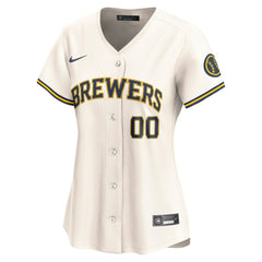 Milwaukee Brewers Nike Women's Home Limited Custom Jersey | MLB Online