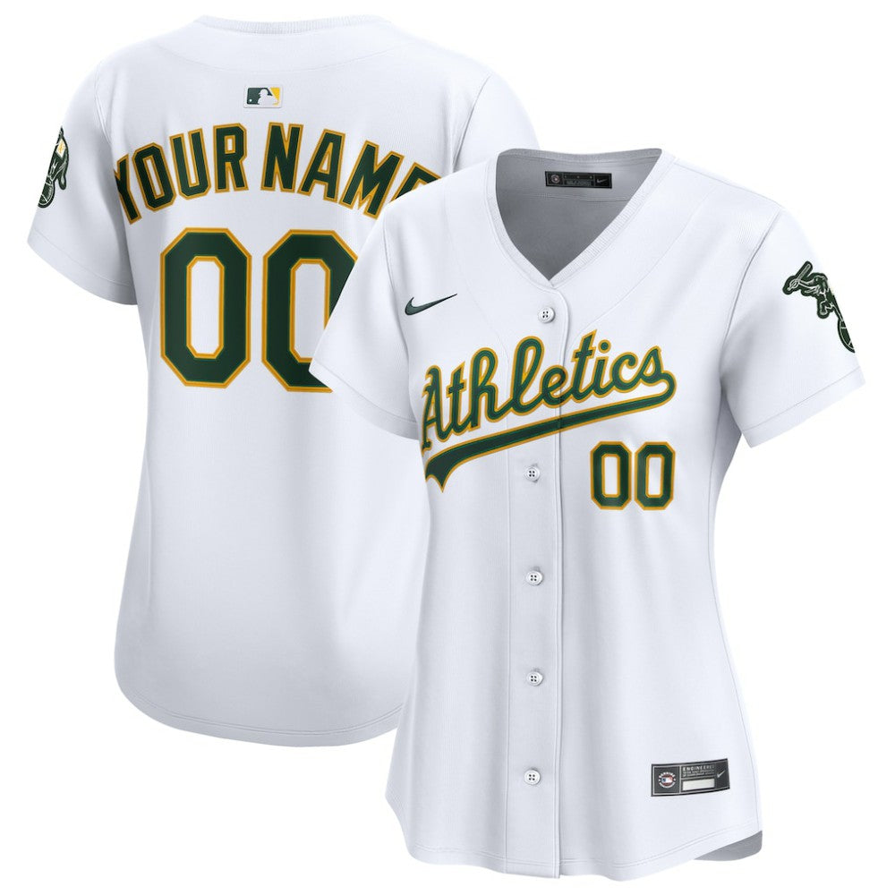Athletics Nike Women's Home Limited Custom Jersey | MLB Shop