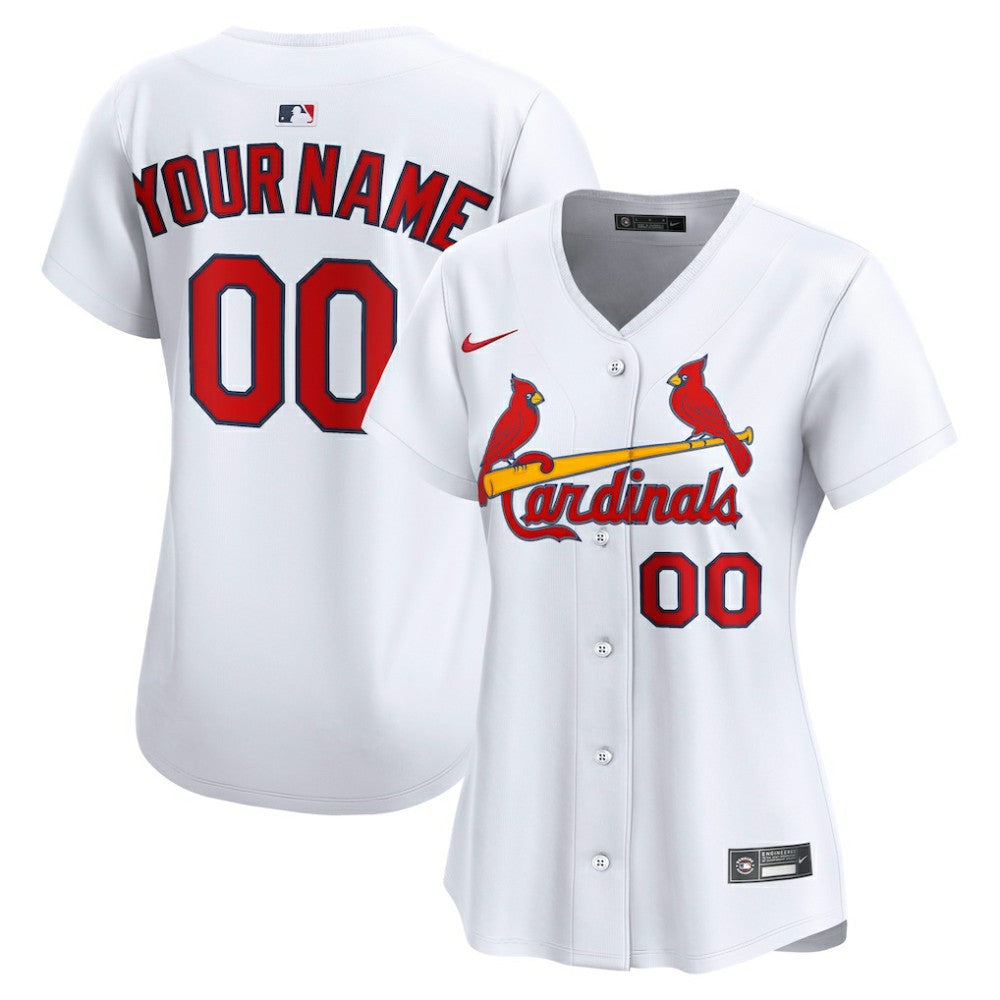 St. Louis Cardinals Nike Women's Home Limited Custom Jersey | MLB New