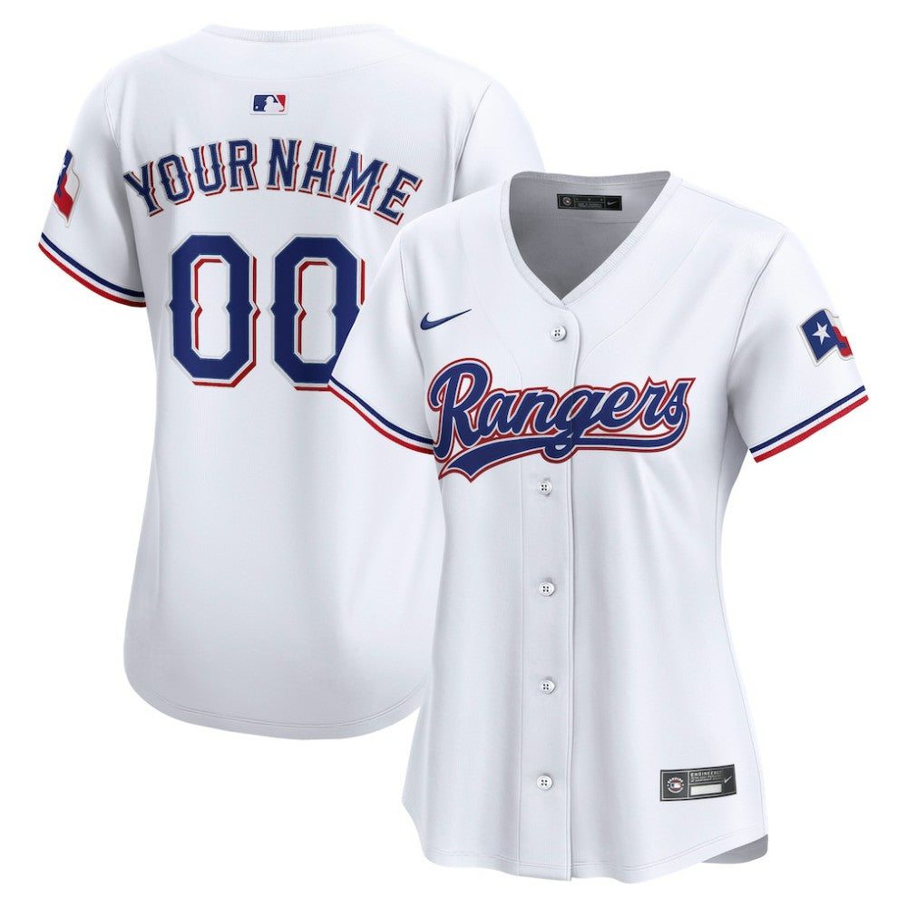 Texas Rangers Nike Women's Home Limited Custom Jersey | MLB Discount