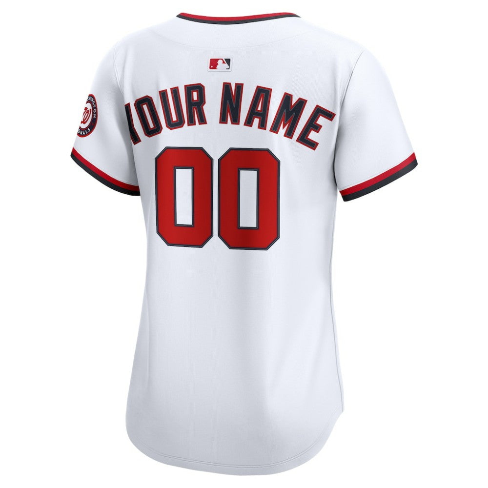 Washington Nationals Nike Women's Home Limited Custom Jersey | MLB Discount