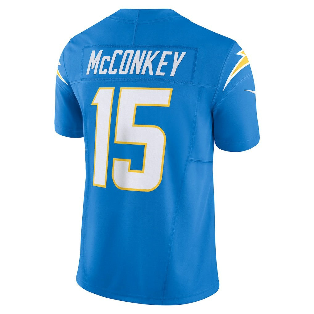 Los Angeles Chargers Nike Ladd McConkey  Team Vapor F.U.S.E. Limited Jersey