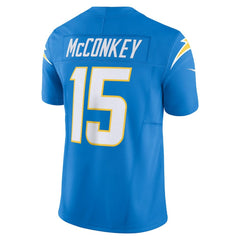 Los Angeles Chargers Nike Ladd McConkey  Team Vapor F.U.S.E. Limited Jersey