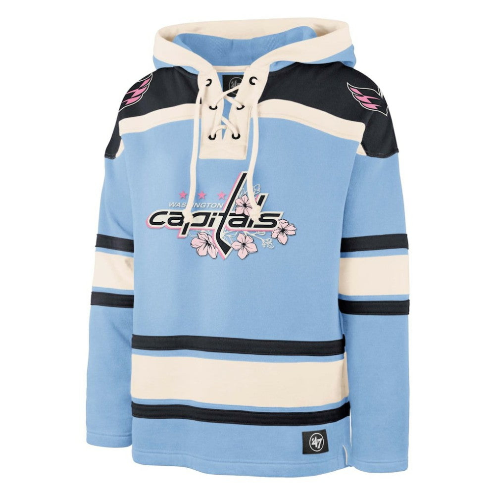 Washington Capitals '47 Cherry Blossom Lacer Pullover Hoodie For Sale