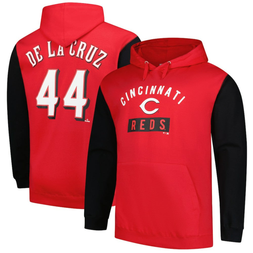 Elly De La Cruz Cincinnati Reds Profile Big & Tall Fleece Pullover Hoodie | MLB Discount