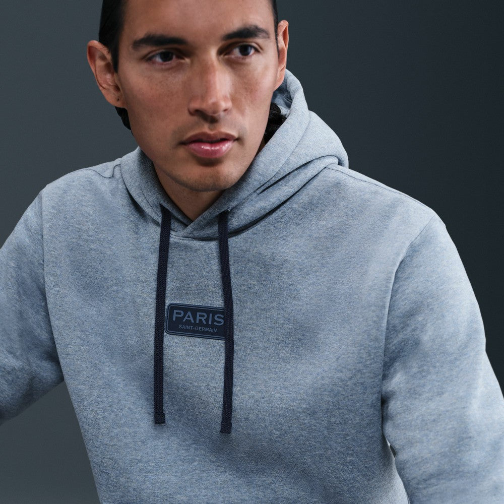 Paris Saint-Germain Club Pullover Hoodie Heather Navy - Nike