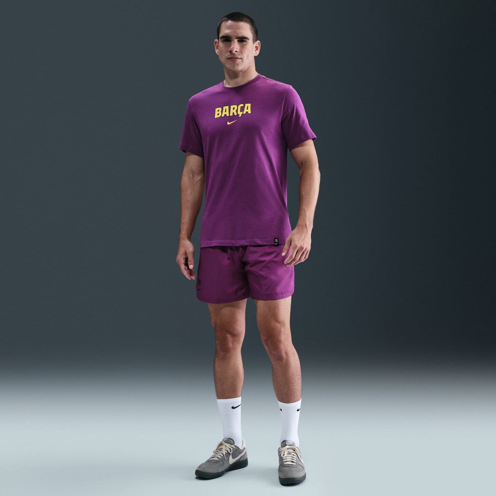 Barcelona 2025/26 Wordmark T-Shirt Purple - Nike