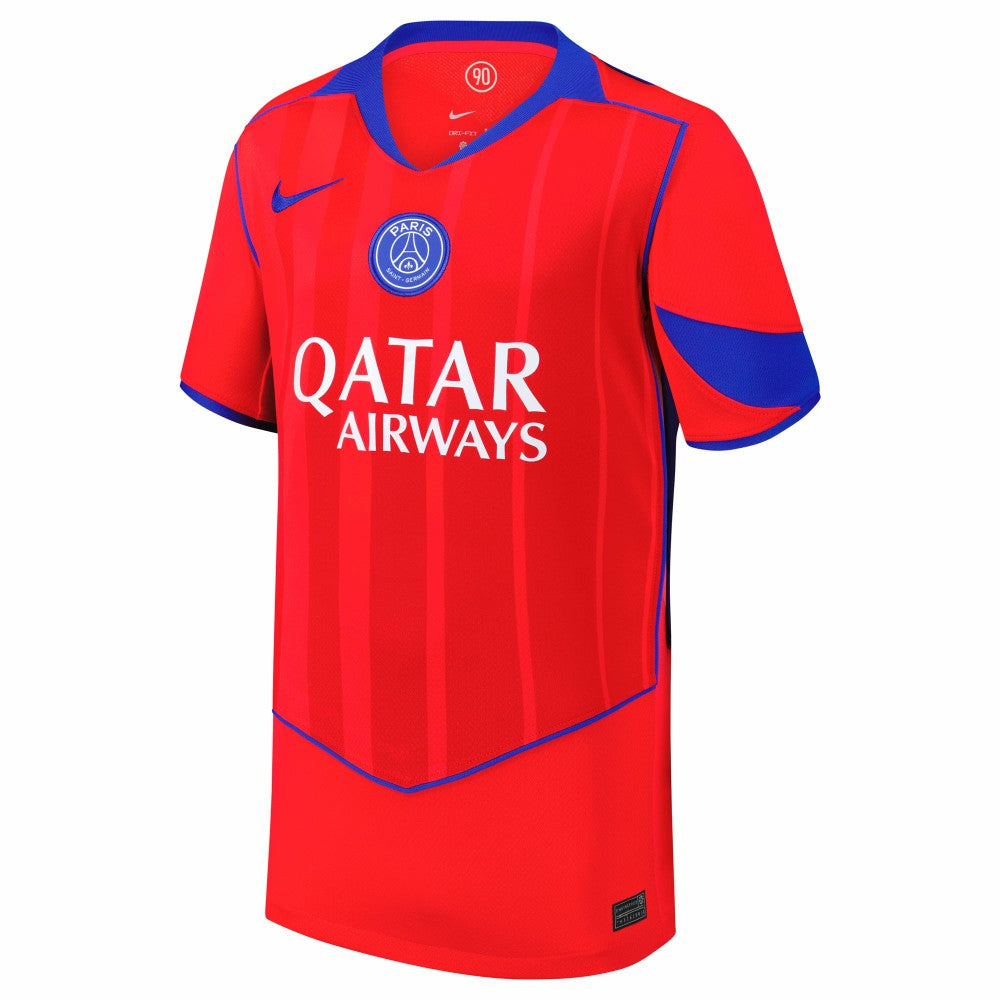 Paris Saint-Germain Youth 2025/26 Third Replica Jersey Red - Nike
