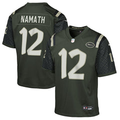 Joe Namath New York Jets Youth 2025 Rivalries Collection Retired Player Game Jersey - Gotham Green