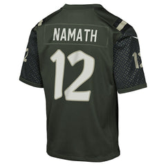 Joe Namath New York Jets Youth 2025 Rivalries Collection Retired Player Game Jersey - Gotham Green