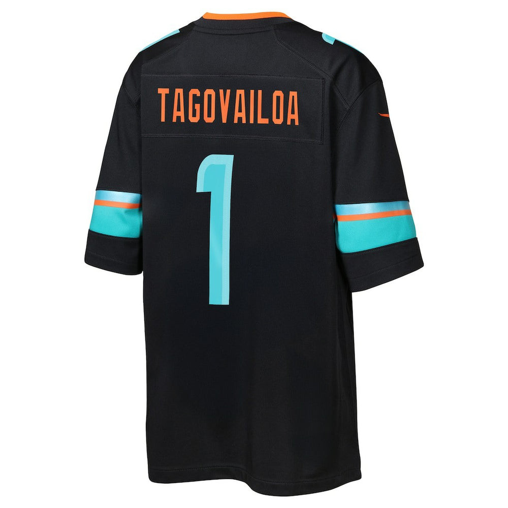 Miami Dolphins Nike Tua Tagovailoa  Youth 2025 Rivalries Collection Game Jersey
