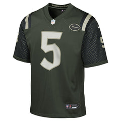 New York Jets Nike Garrett Wilson  Youth 2025 Rivalries Collection Game Jersey