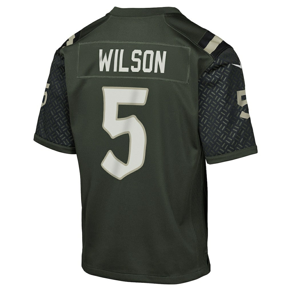New York Jets Nike Garrett Wilson  Youth 2025 Rivalries Collection Game Jersey