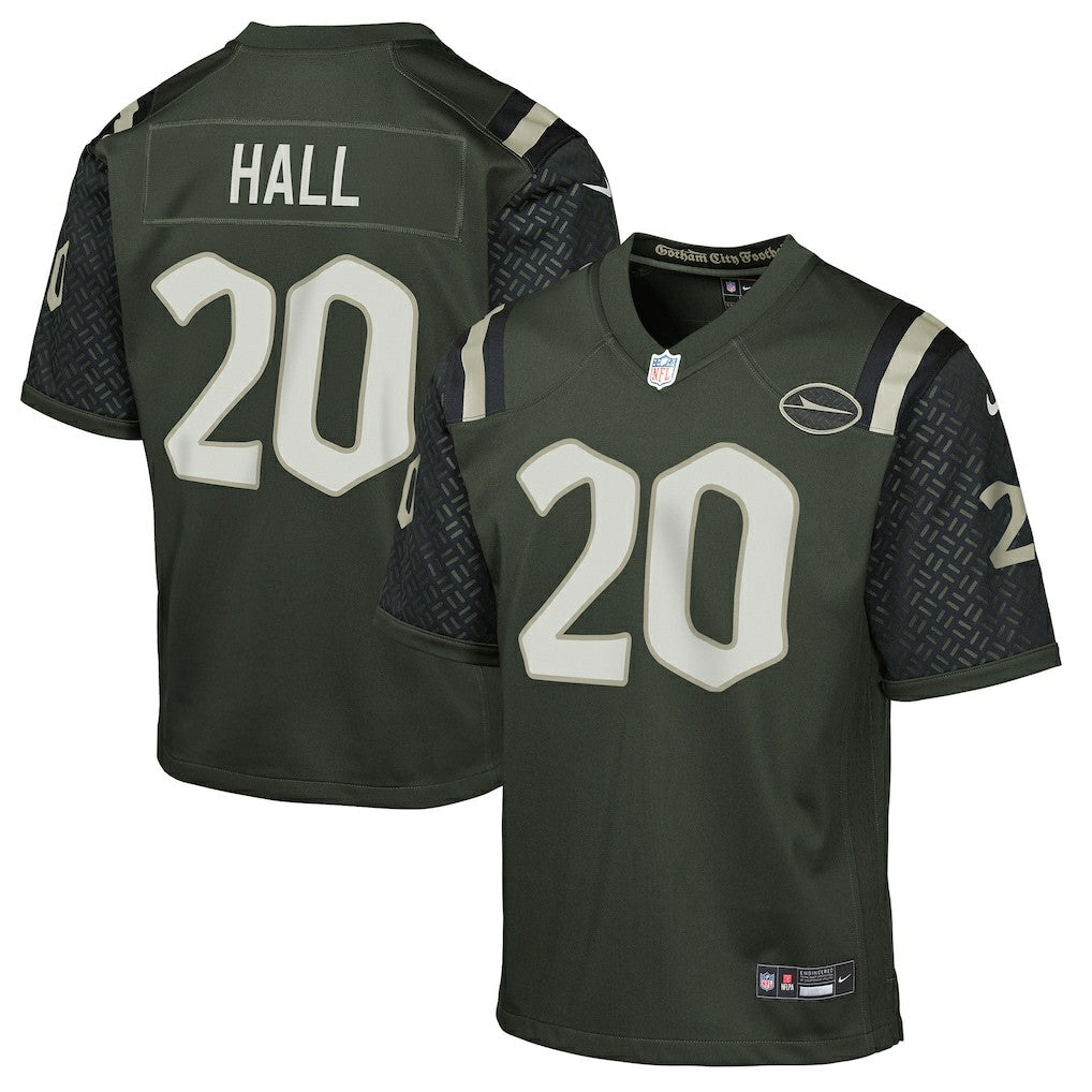 New York Jets Nike Breece Hall  Youth 2025 Rivalries Collection Game Jersey