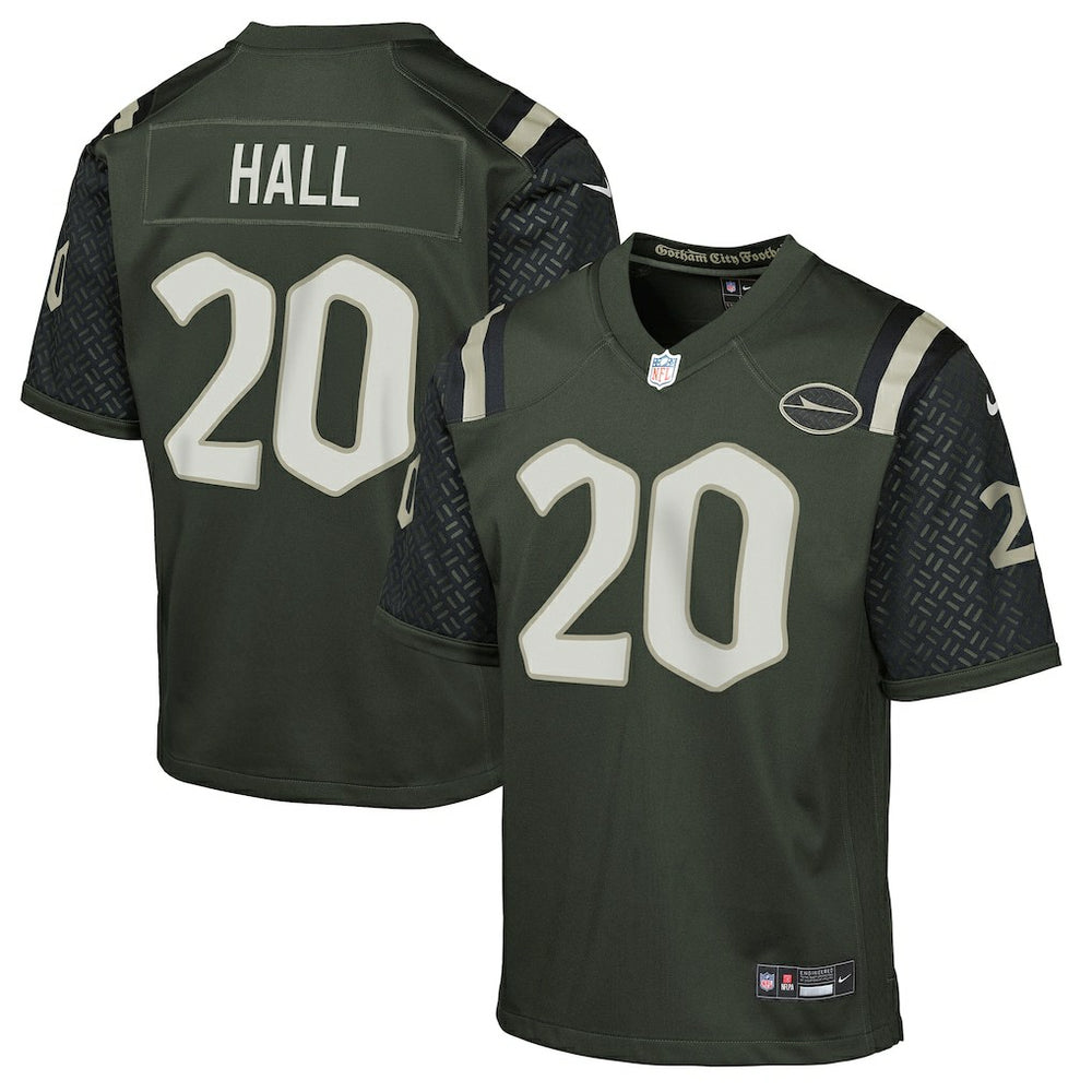 New York Jets Nike Breece Hall  Youth 2025 Rivalries Collection Game Jersey