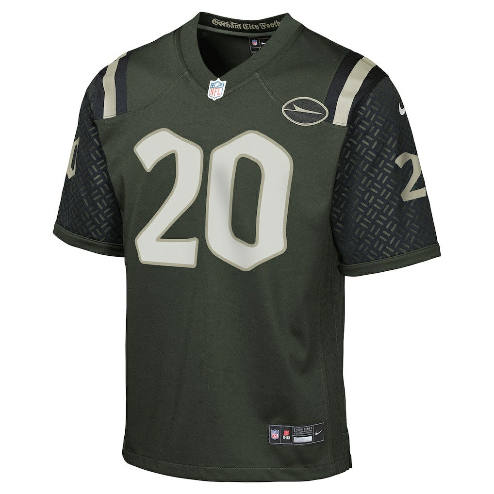 New York Jets Nike Breece Hall  Youth 2025 Rivalries Collection Game Jersey