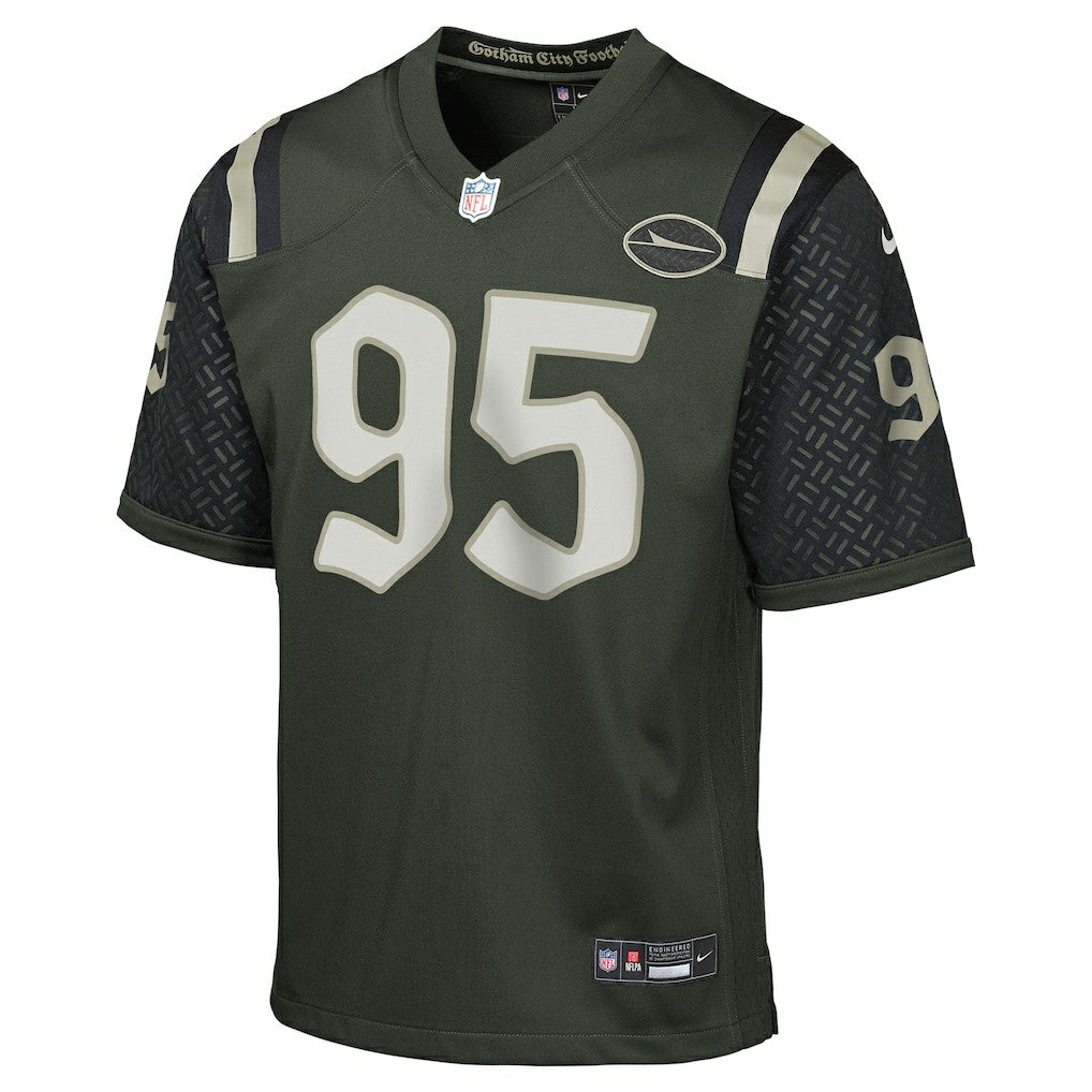 New York Jets Nike Quinnen Williams  Youth 2025 Rivalries Collection Game Jersey
