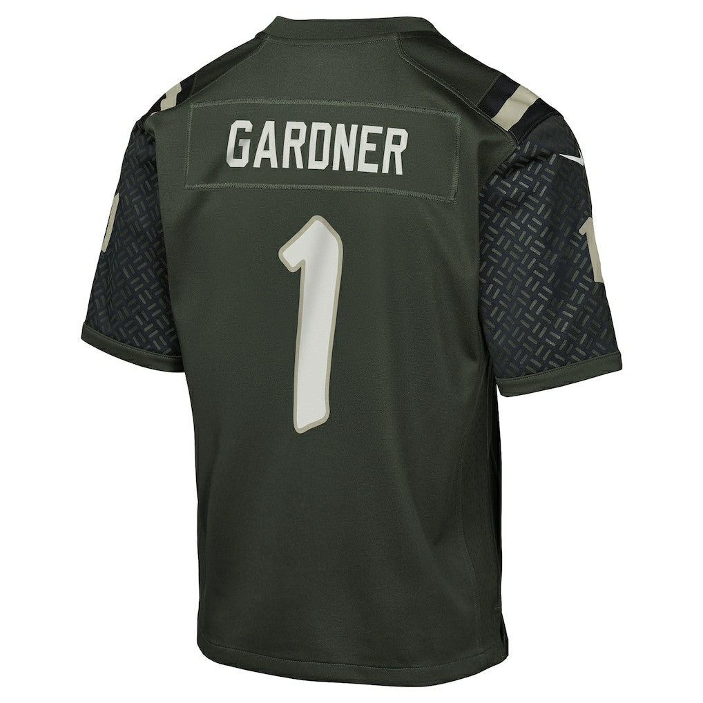 New York Jets Nike Ahmad Sauce Gardner  Youth 2025 Rivalries Collection Game Jersey