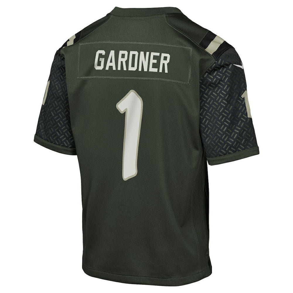 New York Jets Nike Ahmad Sauce Gardner  Youth 2025 Rivalries Collection Game Jersey
