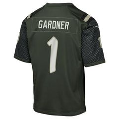 New York Jets Nike Ahmad Sauce Gardner  Youth 2025 Rivalries Collection Game Jersey