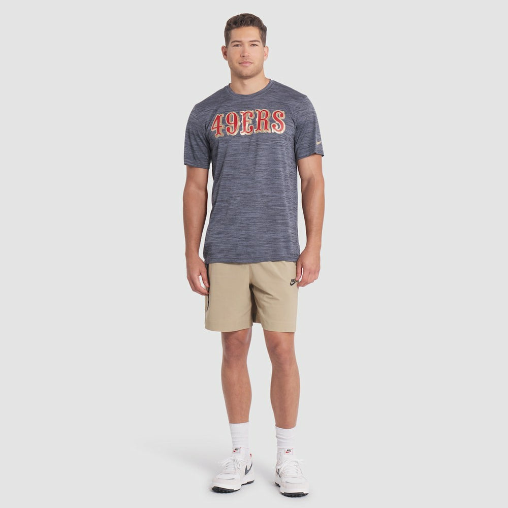 San Francisco 49ers Nike 2025 Rivalries Collection Sideline Velocity Dri-FIT T-Shirt