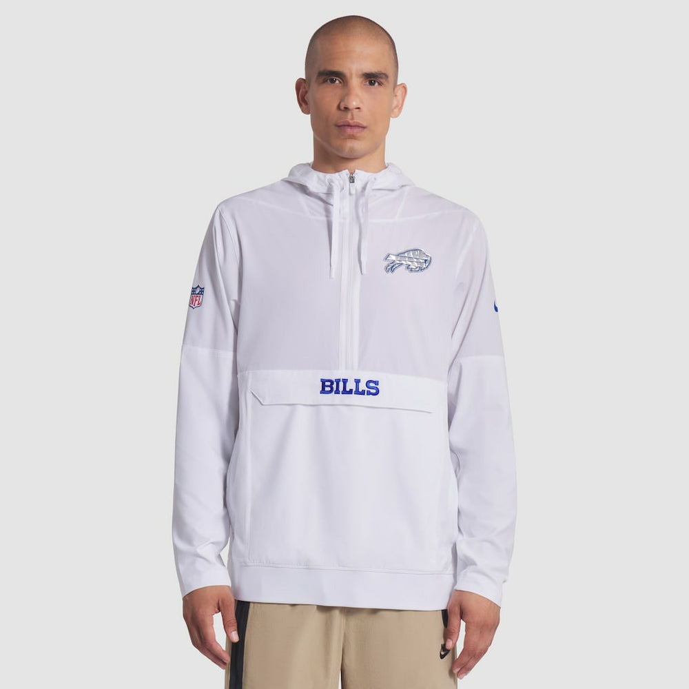 Buffalo Bills Nike 2025 Rivalries Collection Sideline Anorak Half-Zip Hoodie Jacket
