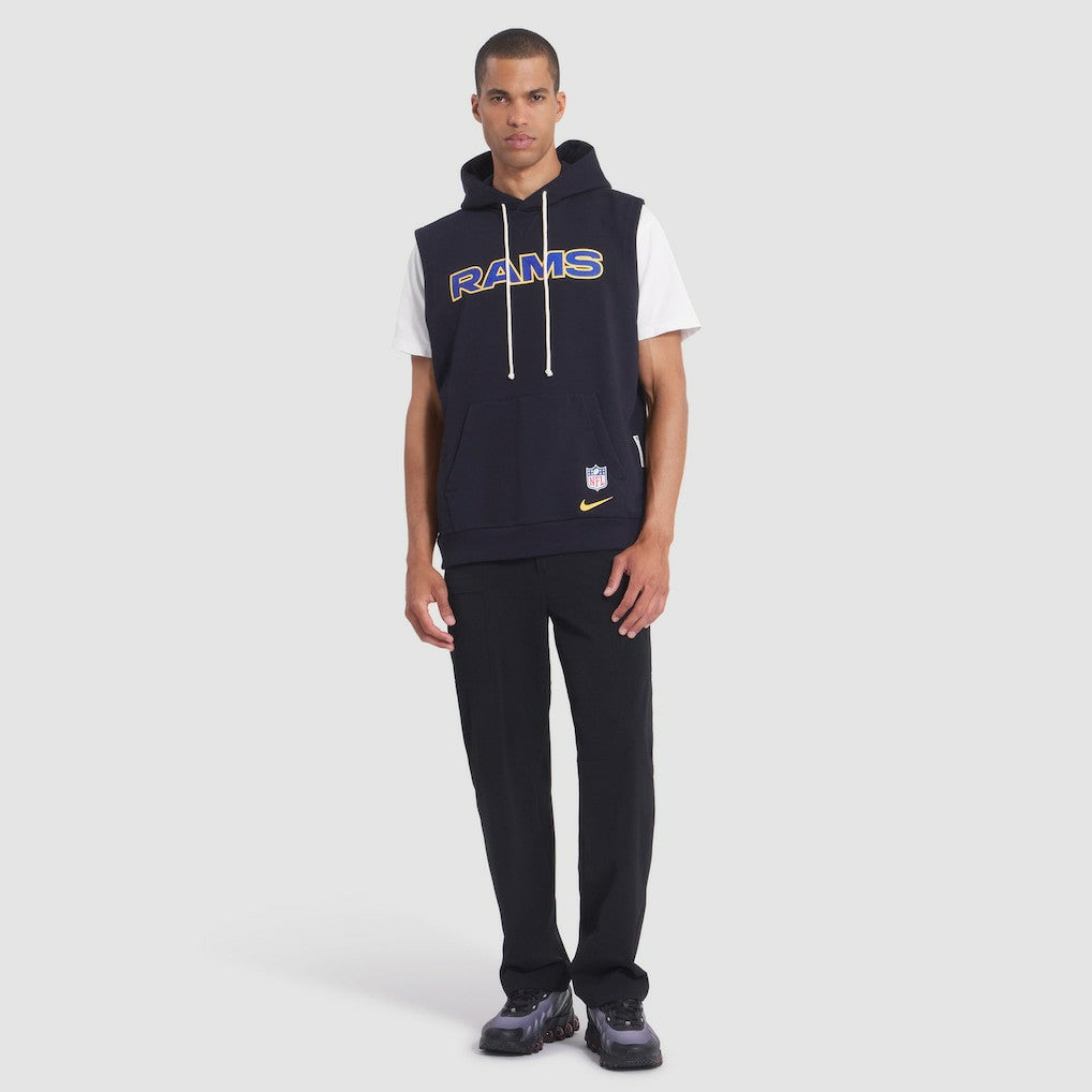 Los Angeles Rams Nike 2025 Rivalries Collection Standard Issue Sideline Dri-FIT Sleeveless Hoodie
