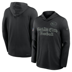 New York Jets Nike 2025 Rivalries Collection Sideline Dri-FIT Long Sleeve Hoodie T-Shirt