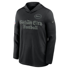New York Jets Nike 2025 Rivalries Collection Sideline Dri-FIT Long Sleeve Hoodie T-Shirt