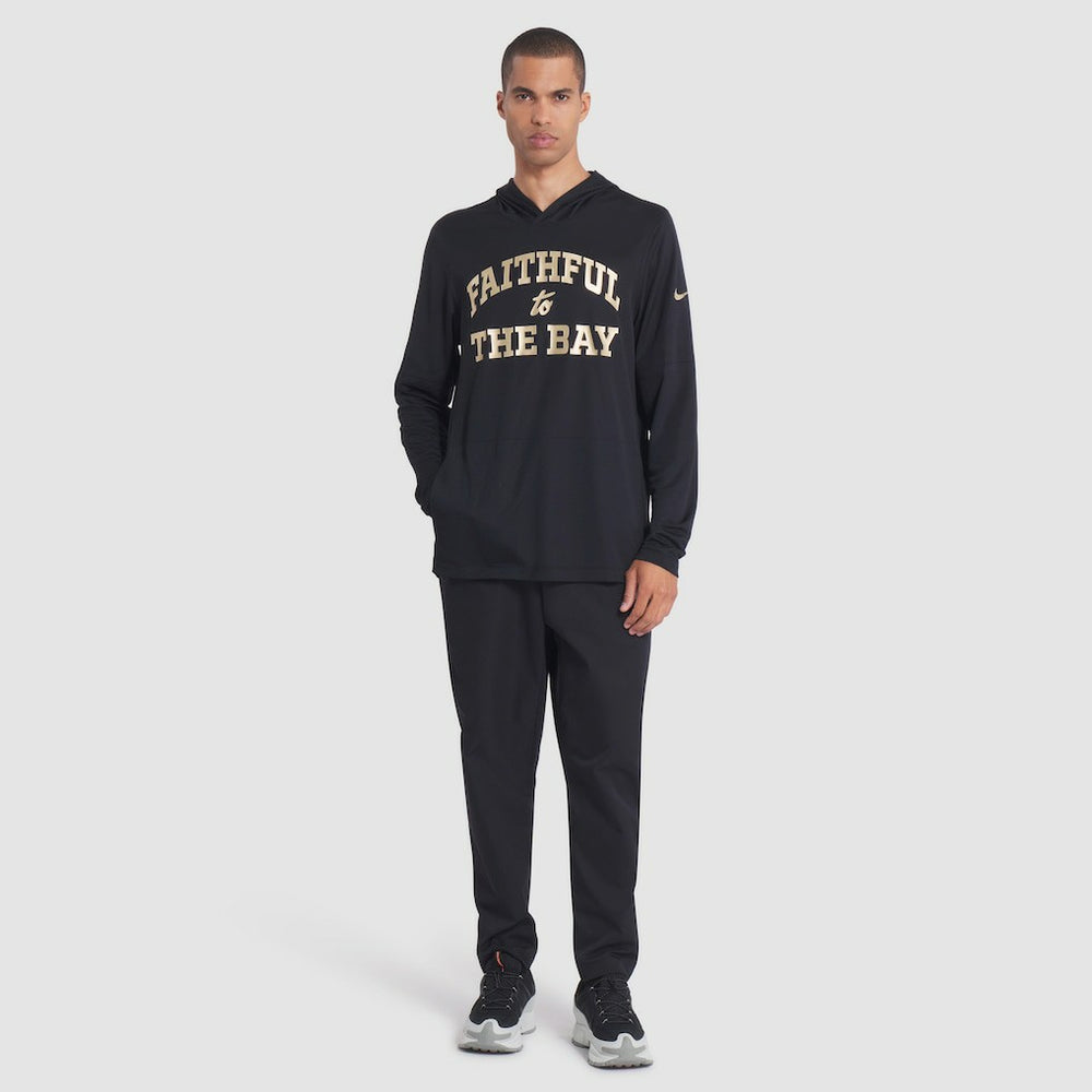 San Francisco 49ers Nike 2025 Rivalries Collection Sideline Dri-FIT Long Sleeve Hoodie T-Shirt