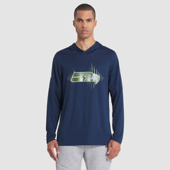 Seattle Seahawks Nike 2025 Rivalries Collection Sideline Dri-FIT Long Sleeve Hoodie T-Shirt