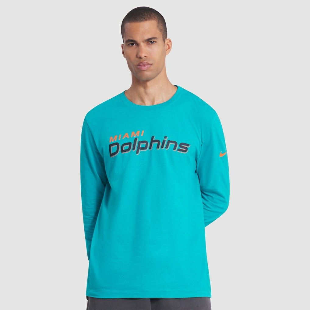 Miami Dolphins Nike 2025 Rivalries Collection Essential Long Sleeve T-Shirt