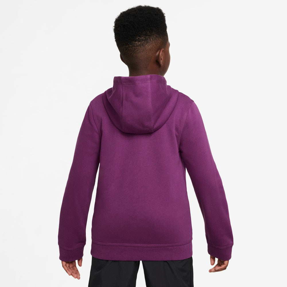 Barcelona Youth 2025/26 Club Full-Zip Hoodie Purple - Nike