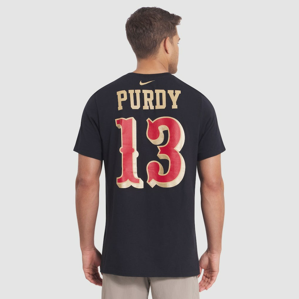 San Francisco 49ers Nike Brock Purdy  2025 Rivalries Collection Player Name & Number T-Shirt