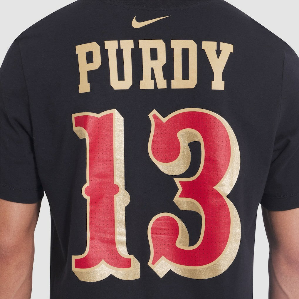 San Francisco 49ers Nike Brock Purdy  2025 Rivalries Collection Player Name & Number T-Shirt
